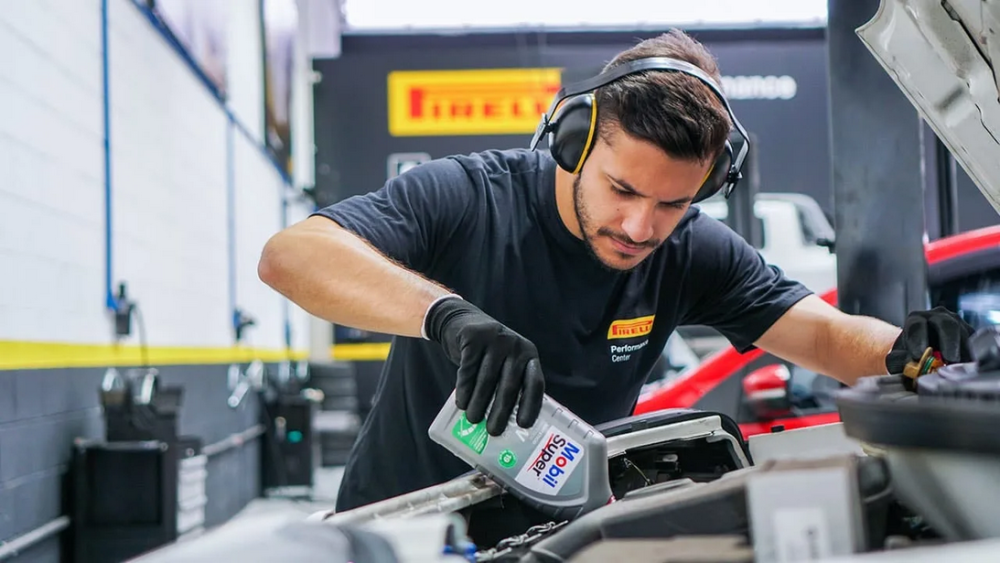 Serviço de troca de óleo